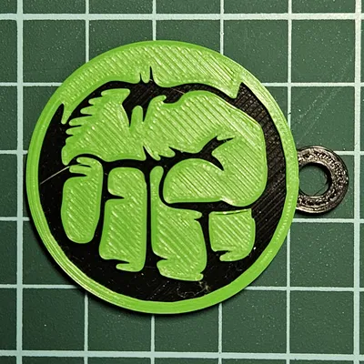 Móc Khóa Logo Hulk Marvel
