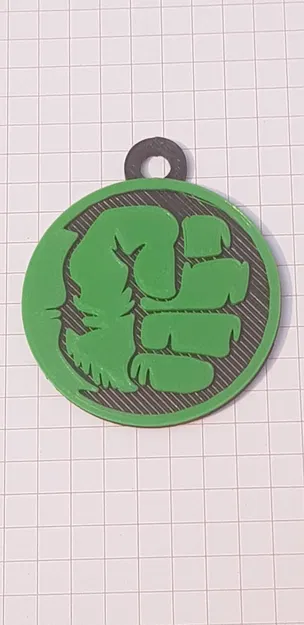 Móc Khóa Logo Hulk Marvel - Image 2