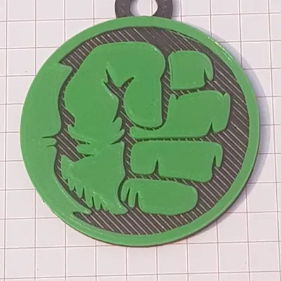 Móc Khóa Logo Hulk Marvel
