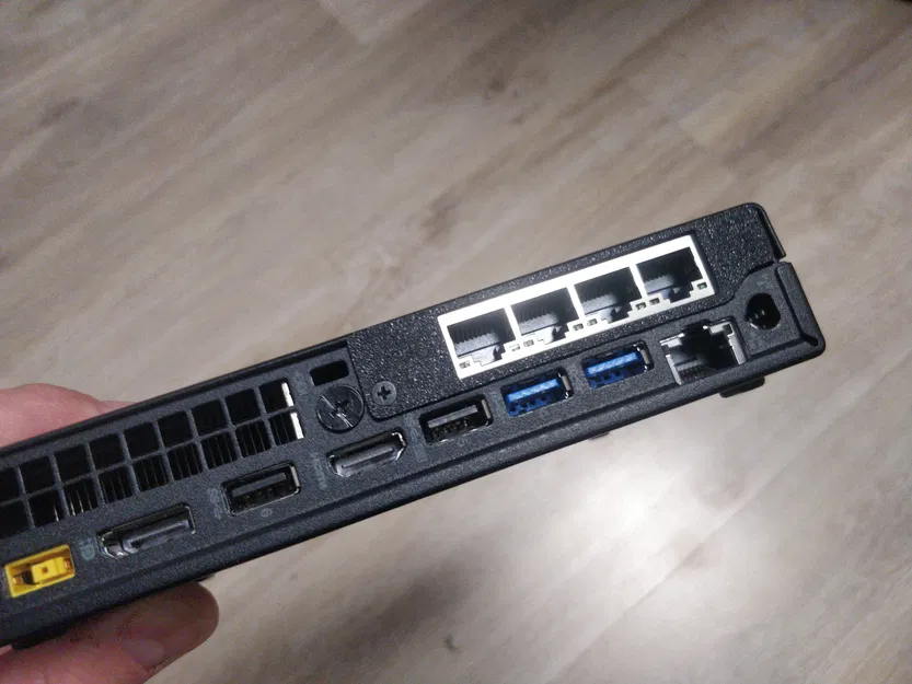 Giá đỡ/Chắn gió Cận Dài cho Card Mạng BCM5719-4P trên Lenovo ThinkCentre M920q - Image 1