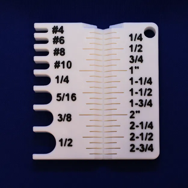 Thước đo ren hệ inch (Imperial Screw Gauge) - Image 1