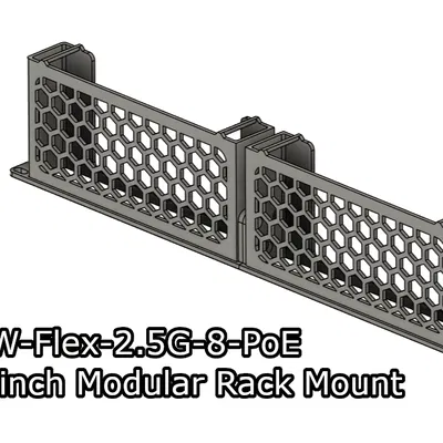 Adapter Gắn Rack USW-Flex-2.5G-8-PoE 19 inch Modular