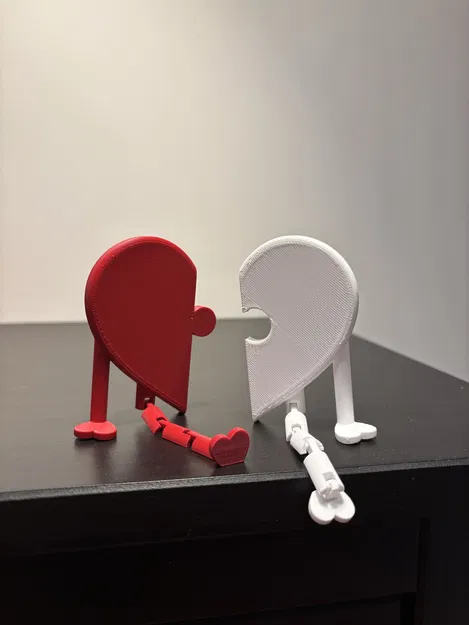 Mô Hình Trái Tim Ghép Hình Khớp Nhúc Nhích Ngày Valentine - Image 2