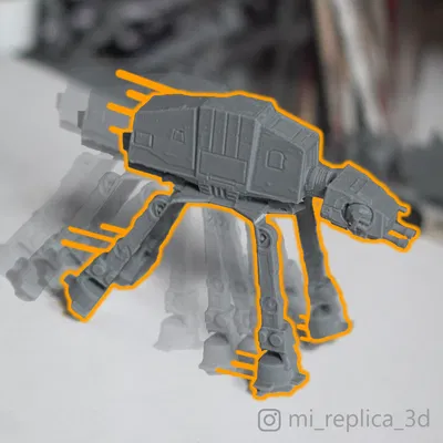 Mô Hình AT-AT Walker Dễ Thương In Tại Chỗ Đồ Chơi Trọng Lực