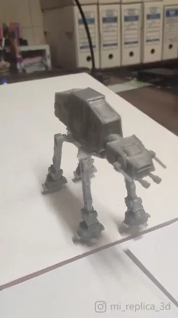 Mô Hình AT-AT Walker Dễ Thương In Tại Chỗ Đồ Chơi Trọng Lực - Image 4