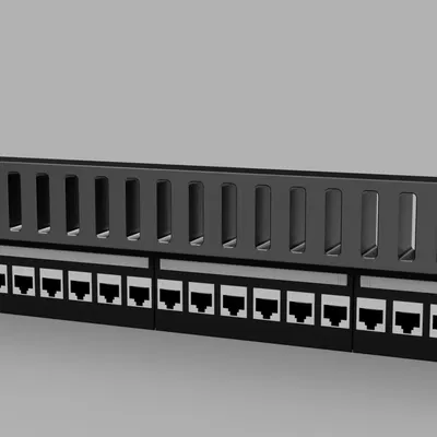 Giá quản lý cáp Rack 19" 24 khe