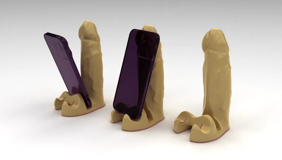 Giá Đỡ Điện Thoại Hình Dương Vật Thật - Image 1