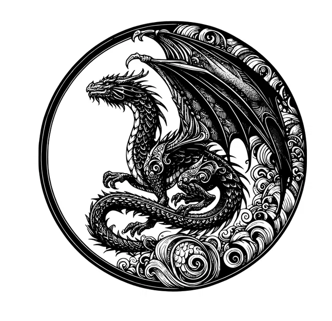 Tranh treo tường: Rồng (15) - Image 1