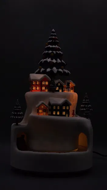 Mô Hình 3D: Xứ Sở Thần Tiên Mùa Đông Hoạt Hình - Image 3