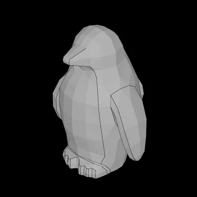 Mô Hình Chim Cánh Cụt Tương Thích Lego (26076.dat) Có Vây, Nút Gài, Mỏ và Chân