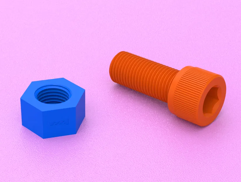 Phụ Kiện Phần Cứng STL - Đai Ốc & Bu Lông M42 - Image 2