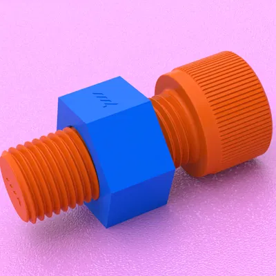 Phụ Kiện Phần Cứng STL - Đai Ốc & Bu Lông M42