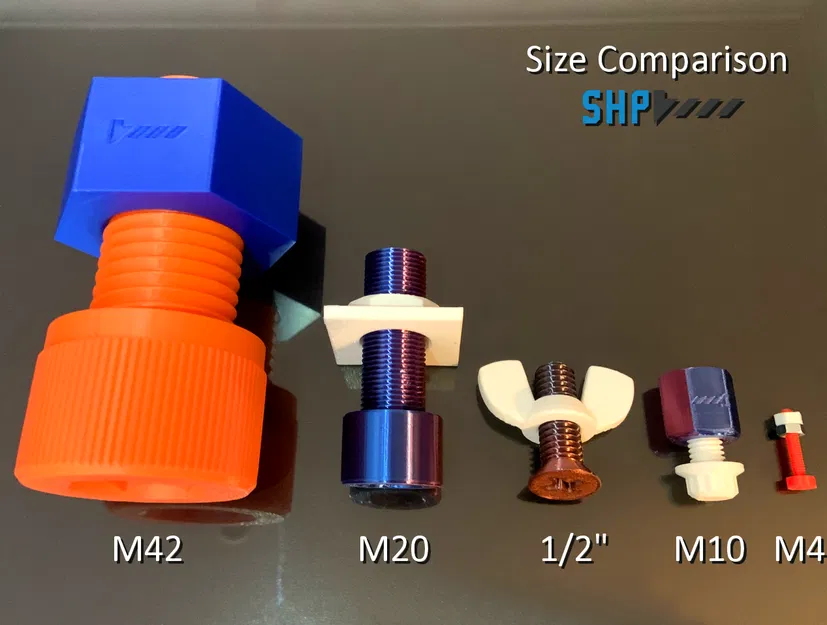 Phụ Kiện Phần Cứng STL - Đai Ốc & Bu Lông M42 - Image 4