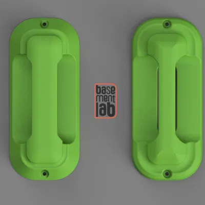 Tay Nắm Cửa Thiết Kế Tương Lai - Maniglie Design Futuristico 105x240x45mm