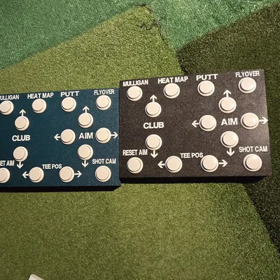 Hộp Điều Khiển Máy Chơi Golf GSPRO Phiên Bản 2 Cập Nhật Phím Tắt