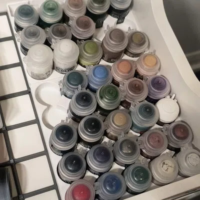 Khay Đựng Sơn Citadel và Proacryl Cho Gridfinity