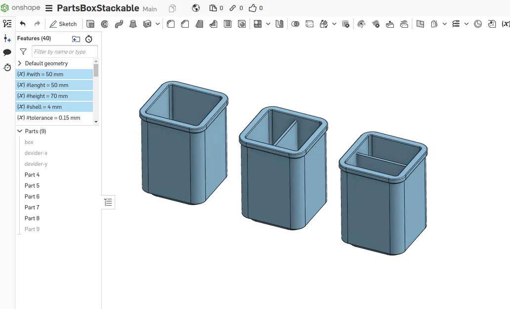 Hộp Tổ Chức, Hộp Lưu Trữ Dạng Khay - Image 14