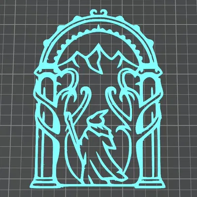 Tranh Treo Tường Chúa Nhẫn: Cổng Moria