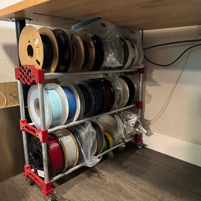 Giá Đỡ Cuộn Dây Tóc Ống Luồn Dây Điện Dạng Con Lăn