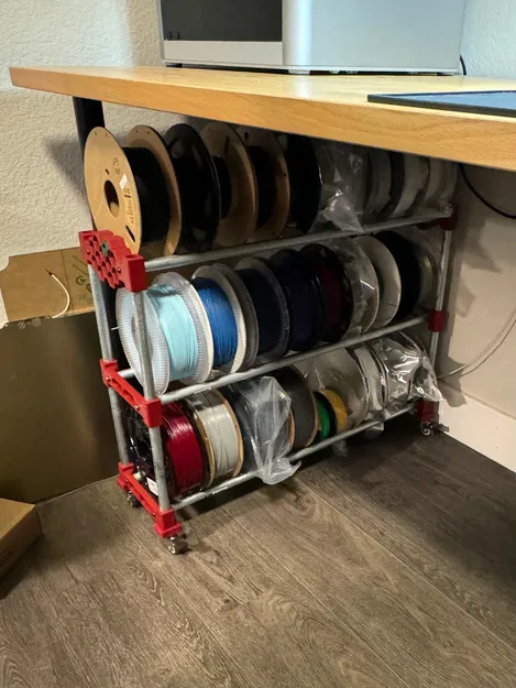 Giá Đỡ Cuộn Dây Tóc Ống Luồn Dây Điện Dạng Con Lăn - Image 4