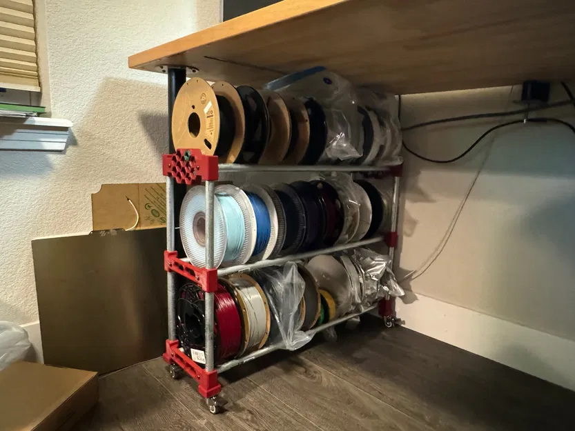 Giá Đỡ Cuộn Dây Tóc Ống Luồn Dây Điện Dạng Con Lăn - Image 5