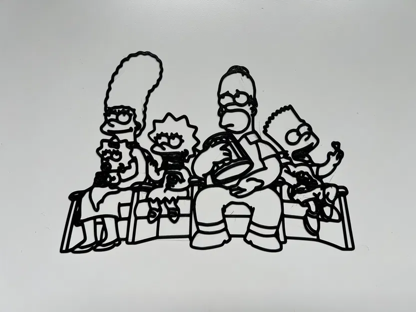 Tranh Treo Tường Gia Đình Simpsons #1 - Image 1
