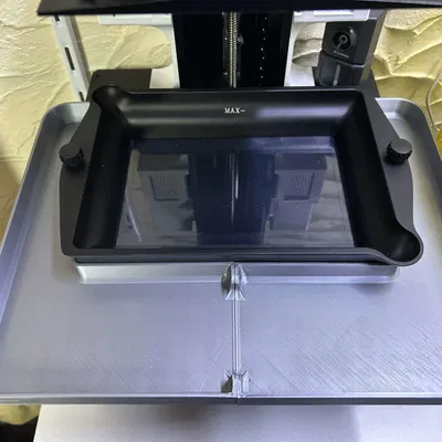 Máng Hứng Nhựa Từ Tính 2 Mảnh Cho Elegoo Mars 5 Ultra