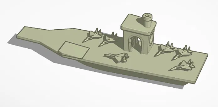 Thuyền cứu hỏa "Benchy" trên tàu sân bay kèm máy bay - Image 1