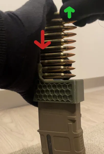 Bộ nạp kẹp tuốt đạn AR-15 được gia cố - Image 2