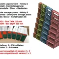 Hệ thống lưu trữ dạng module cho Hobby & Xưởng - Hộp đựng linh kiện nhỏ - Thumbnail 1
