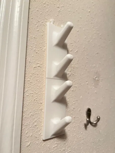 Móc Treo Nón hoặc Sào Treo Quần Áo Mở Rộng Có Móc Treo Tường - Image 2