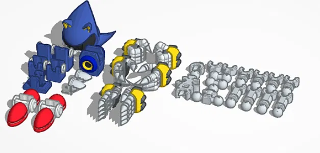 Metal Sonic Skin Cho Mini 13 - Image 1