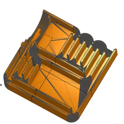 HexiBox Series-Dayton TCP115-4 Loa Subwoofer Bandpass Bậc 7 Cắt kèm đầu nối và không LED