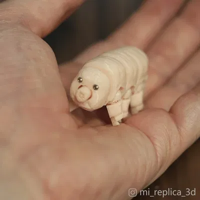 Gấu Nước Tí Hon Khớp Nối In Ngay