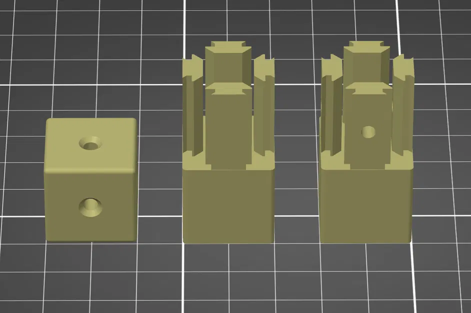 Đầu nối khối lập phương cho thanh nhôm định hình 2020 - Image 2