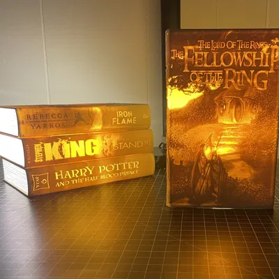 Mô hình sách Lithophane (Chúa tể những chiếc nhẫn - Đoàn hộ nhẫn)