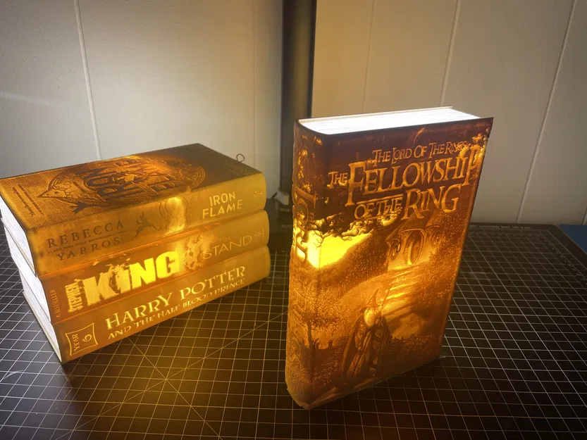 Mô hình sách Lithophane (Chúa tể những chiếc nhẫn - Đoàn hộ nhẫn) - Image 2