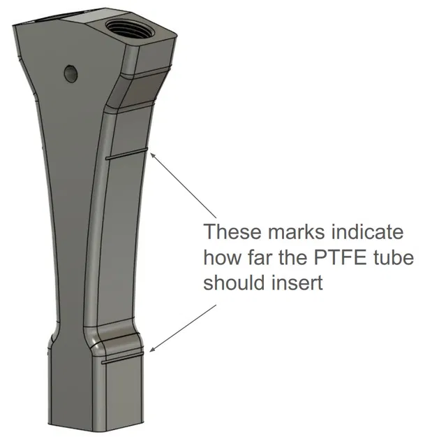 Bộ Chia Ống PTFE Bán Kính Lớn Xtreme Radius - Image 2