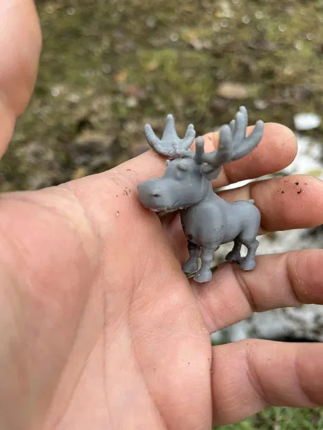 Gia đình Nai sừng tấm Bắc Cực Dễ Thương - Image 4