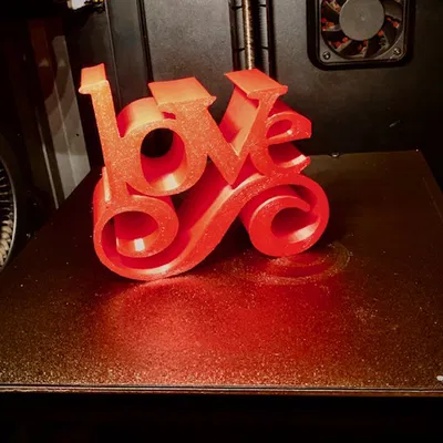 Mô hình "LOVE VALENTINE"