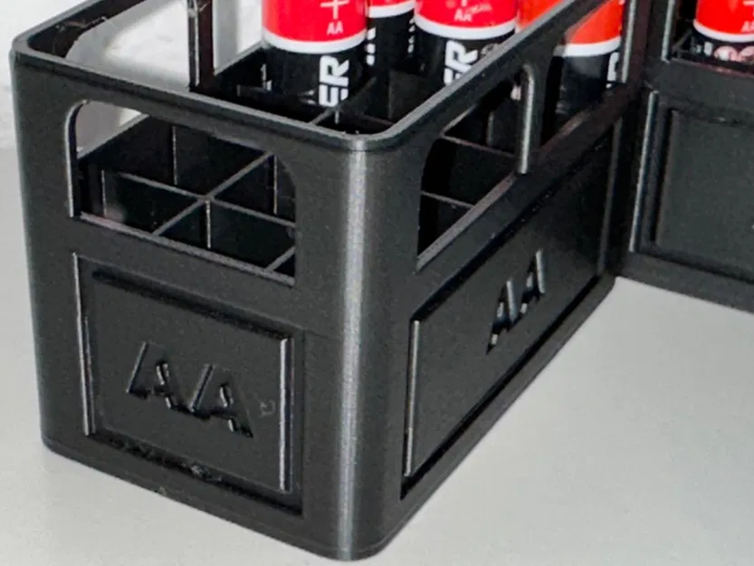 Hộp Đựng Pin AAA và AA Kiểu Thùng Thùng Nhỏ Xếp Chồng - Image 4