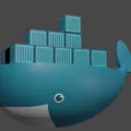 Mô hình 3D Cá Voi Docker - Thumbnail 1