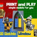 Cửa Sổ Phong Cách Gothic LEGO - Thumbnail 1