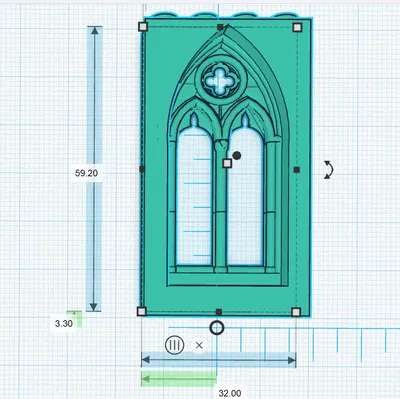 Cửa Sổ Phong Cách Gothic LEGO