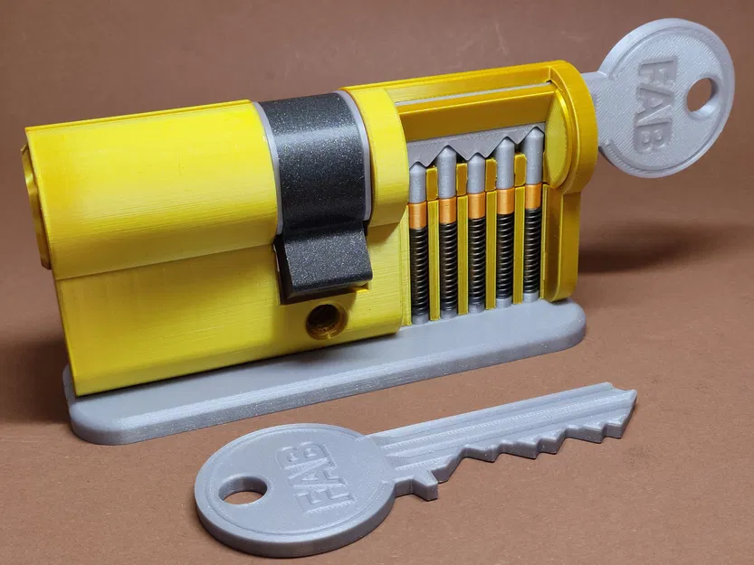 Mô hình Ổ khóa Trụ Tỷ lệ 2.4:1 - Image 5