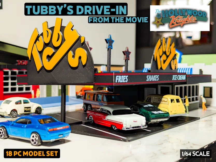 Mô Hình Tubby's Drive-In - Tỷ Lệ 1:64 - Image 1
