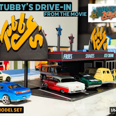Mô Hình Tubby's Drive-In - Tỷ Lệ 1:64
