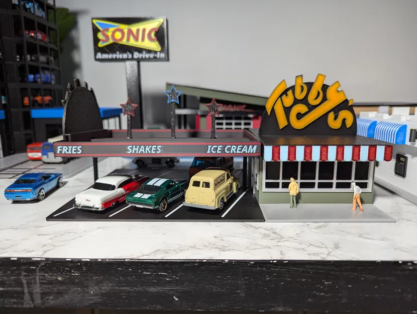 Mô Hình Tubby's Drive-In - Tỷ Lệ 1:64 - Image 3