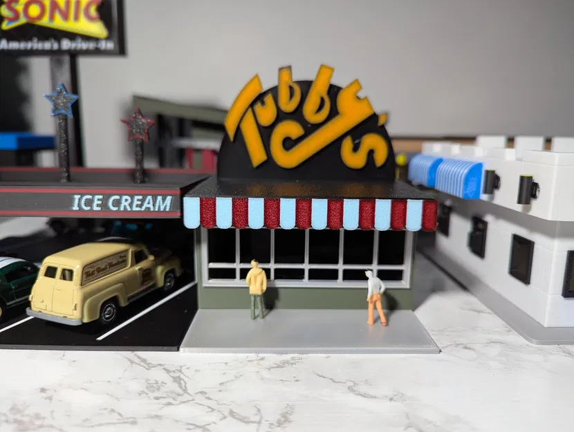 Mô Hình Tubby's Drive-In - Tỷ Lệ 1:64 - Image 4