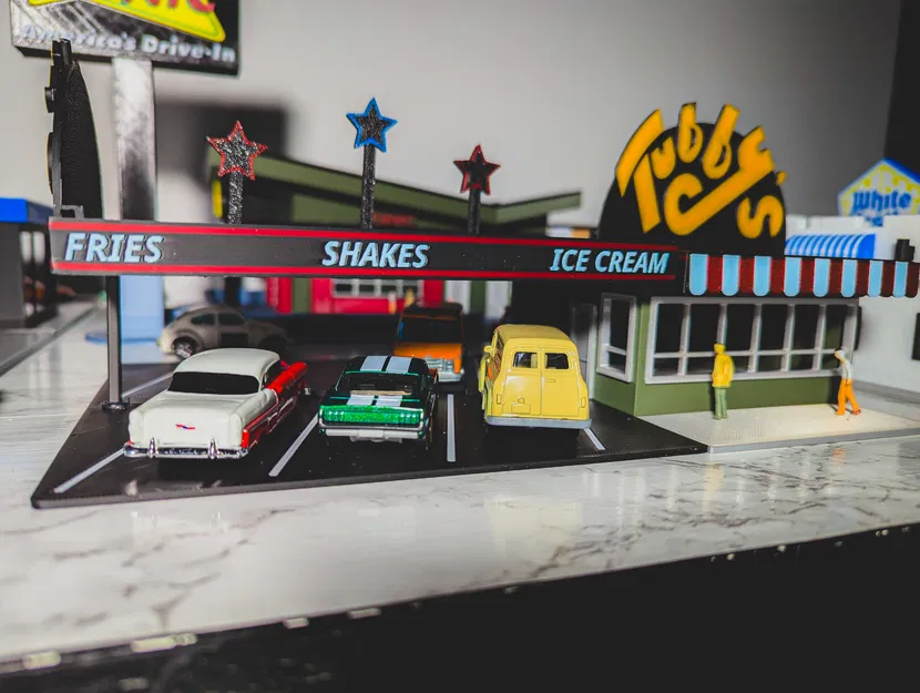 Mô Hình Tubby's Drive-In - Tỷ Lệ 1:64 - Image 5